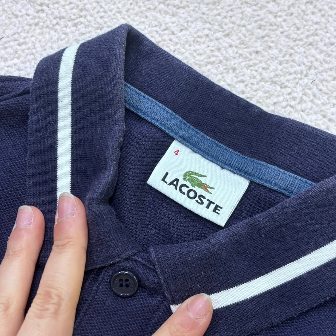 4 라코스테 남성 반팔 카라 티셔츠 0313E 상품이미지3