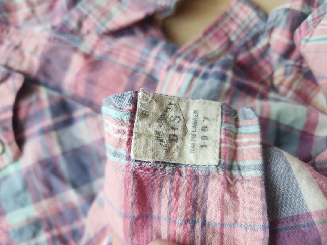 데님앤서플라이 투포켓 체크셔츠 M 상품이미지4