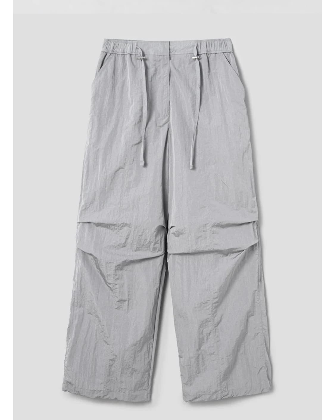 에잇세컨즈 그레이 나일론 팬츠 상품이미지1