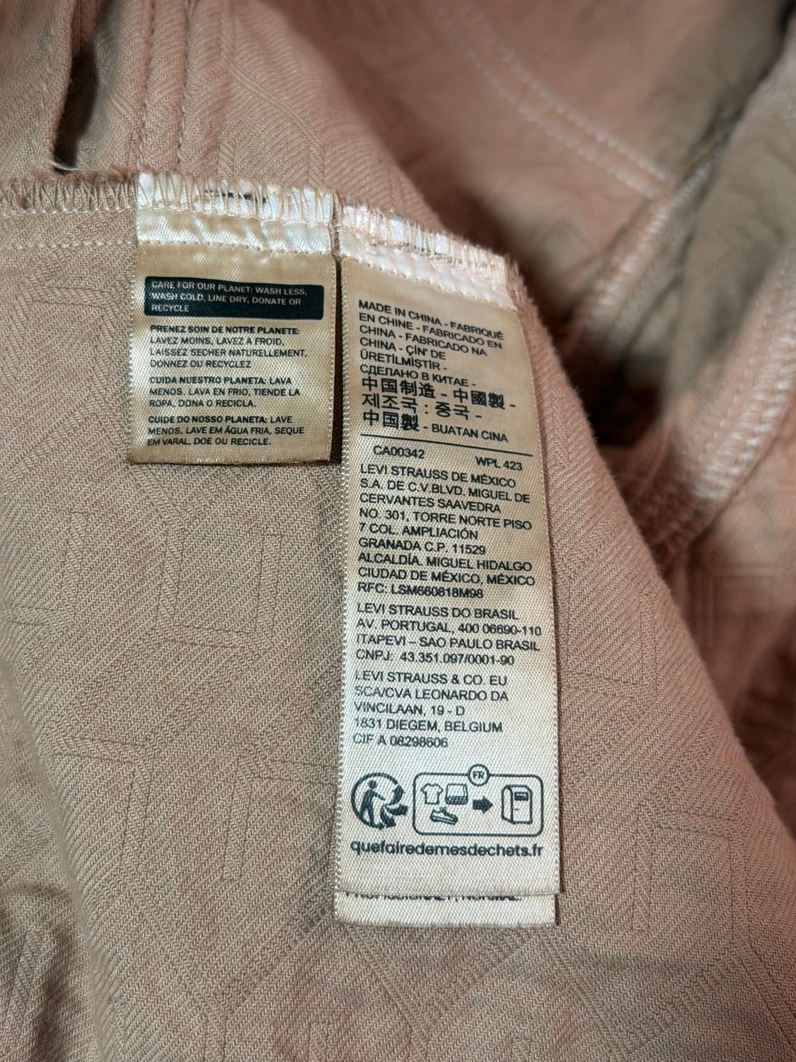 리바이스 x 스투시 자카드 자켓 M 상품이미지4