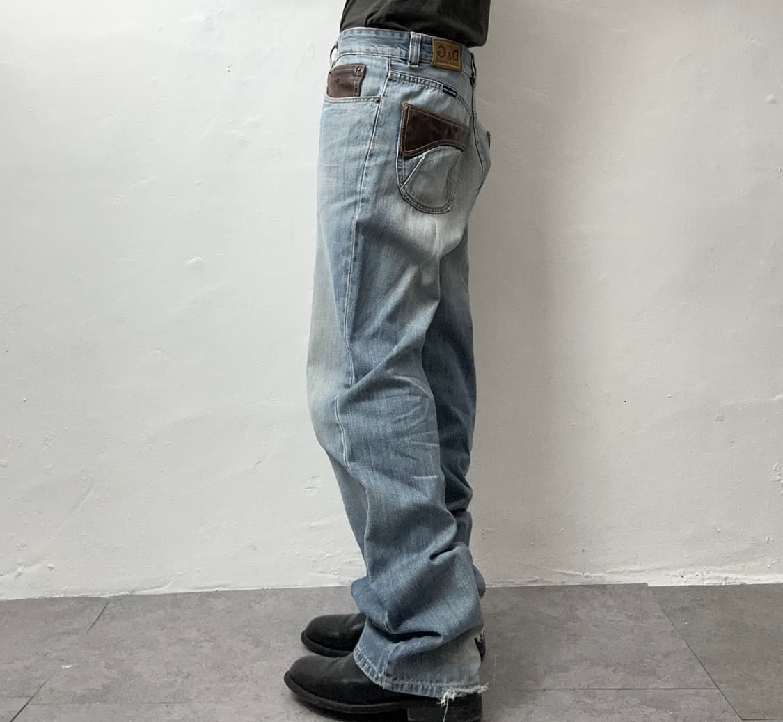 D&G Leather Patch Denim 상품이미지3