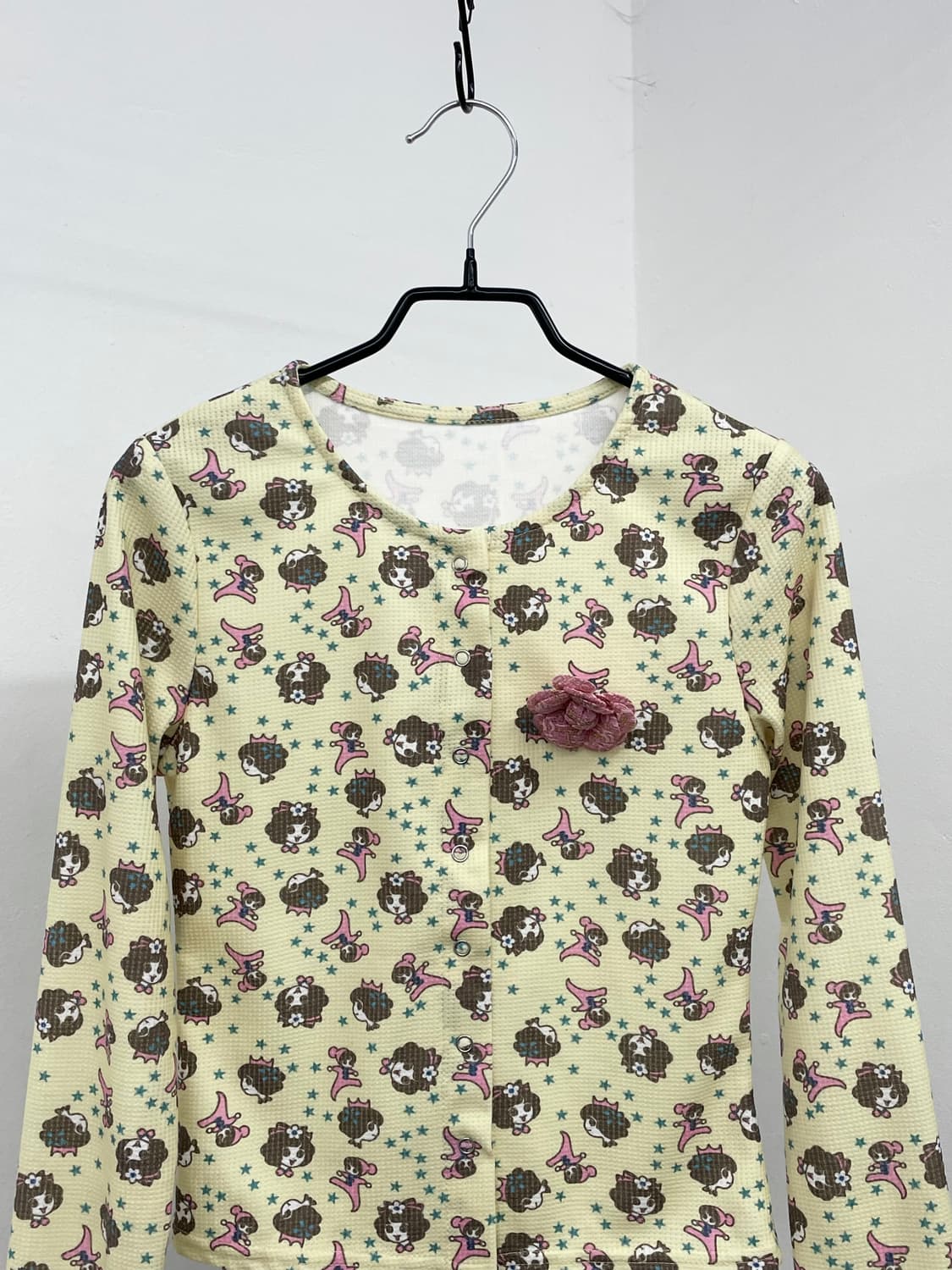 키치 패턴 코사지 탑🍋 상품이미지8