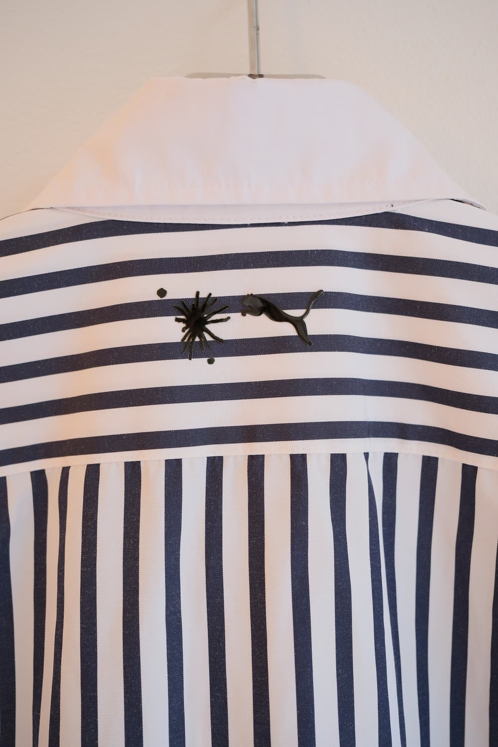 Lettering stripe zipper shirt jacket 상품이미지7