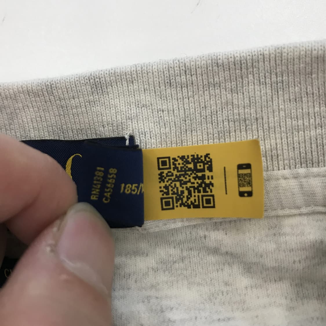폴로 랄프로렌 소프트코튼 클래식핏 카라티 QR [XL] 상품이미지5
