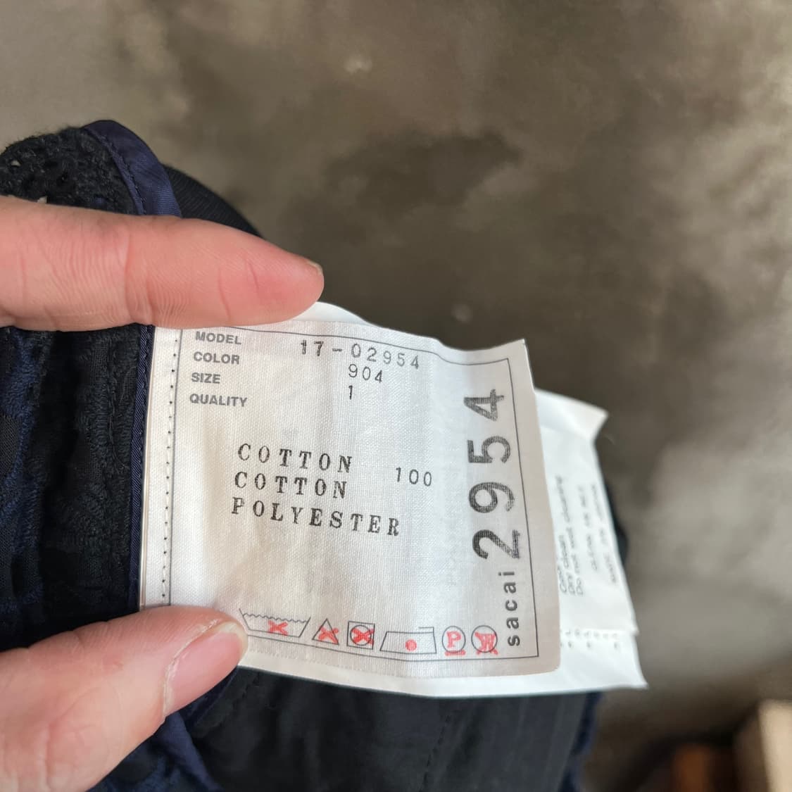 사카이 기퓌르 레이스 스커트 상품이미지8