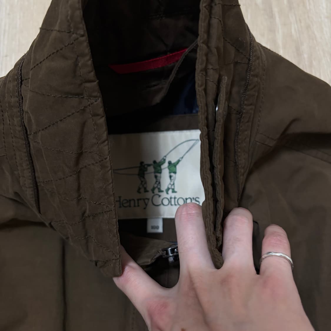 헨리코튼 남성 클래식 야상 자켓 L/100  상품이미지5