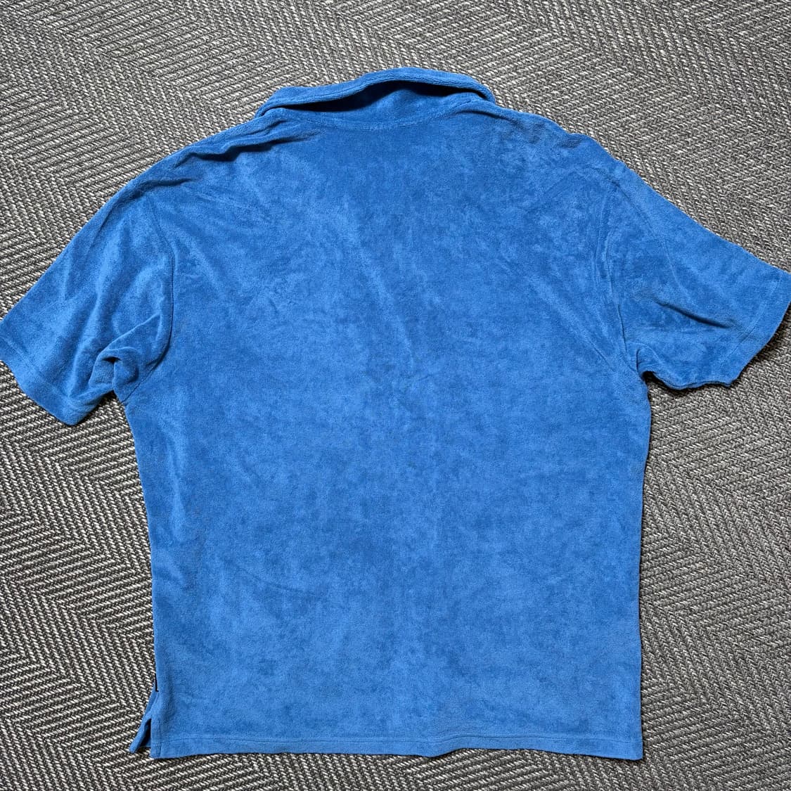 커버낫 테리 카라 티셔츠 블루(XL) 상품이미지2