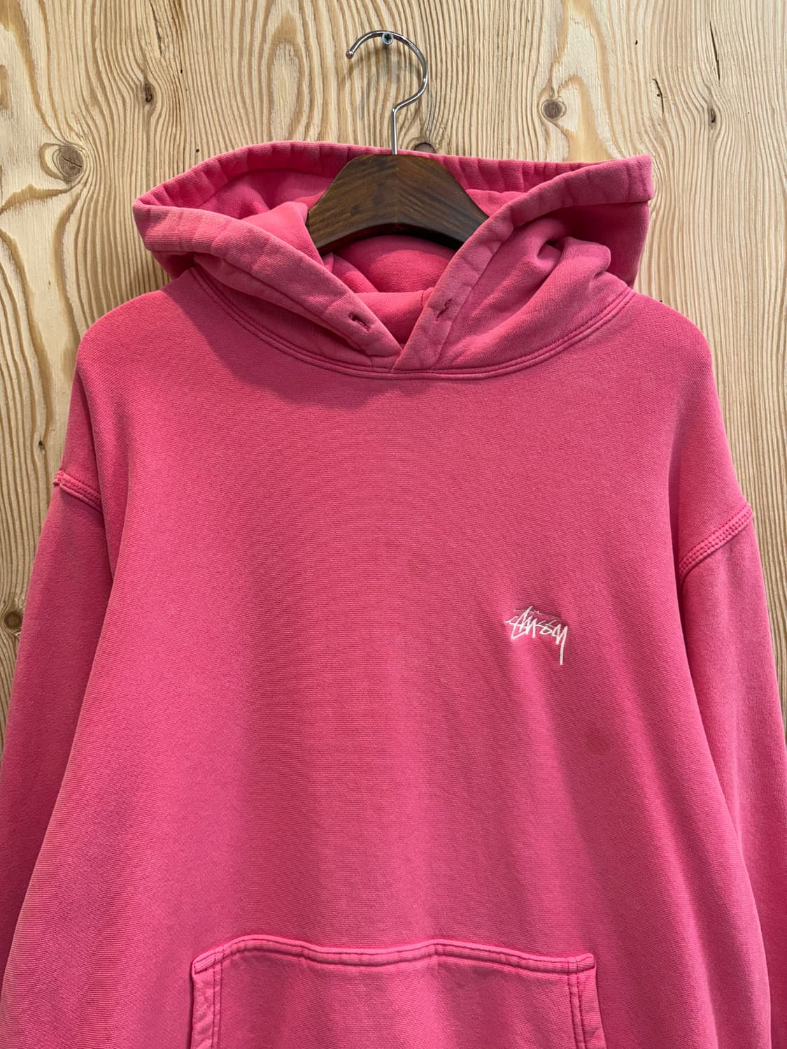 스투시 오버다이드 스톡 로고 후드 상품이미지2