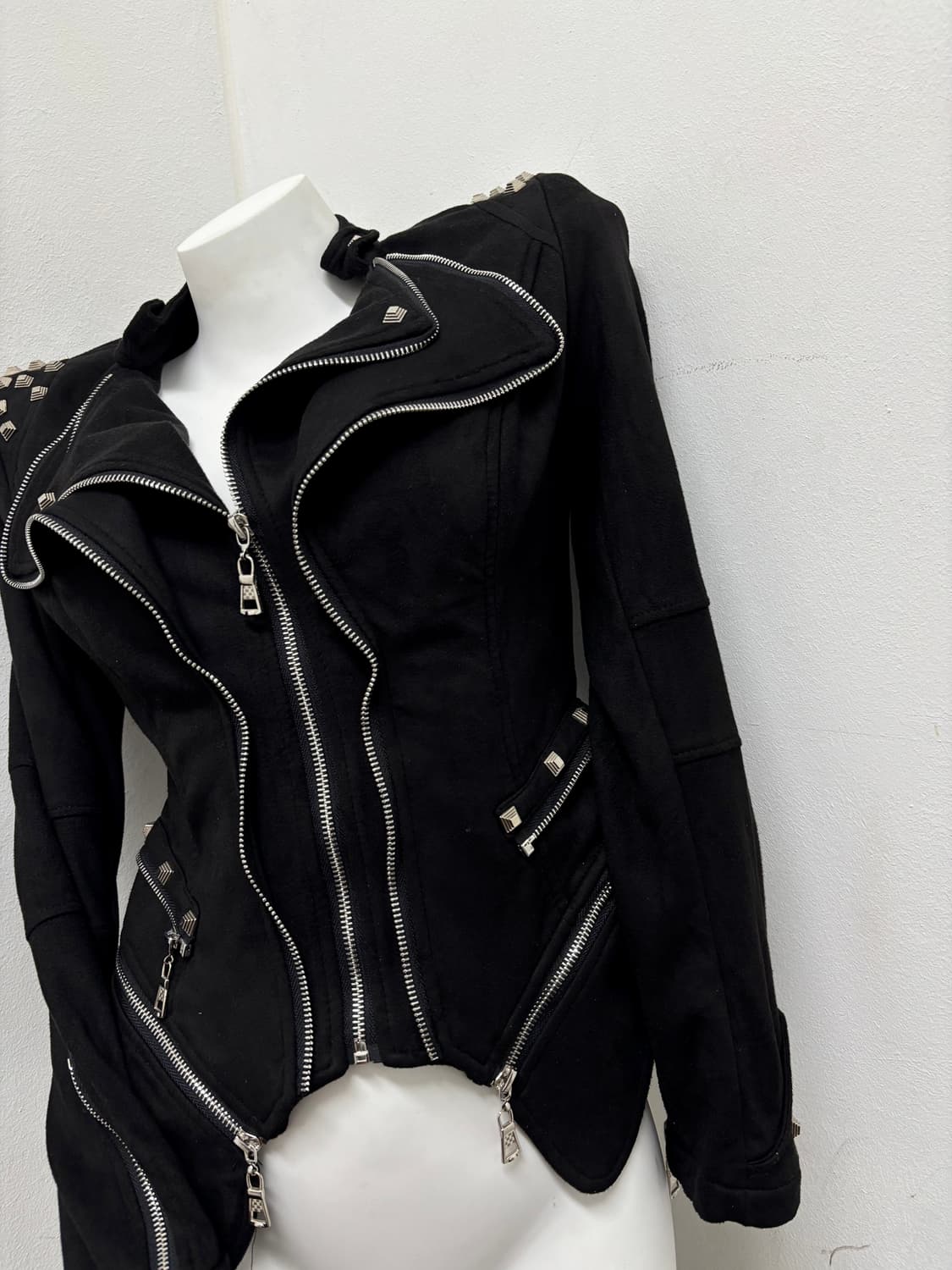 00’s Rare Design Zipper&Stud Detail demo 상품이미지2