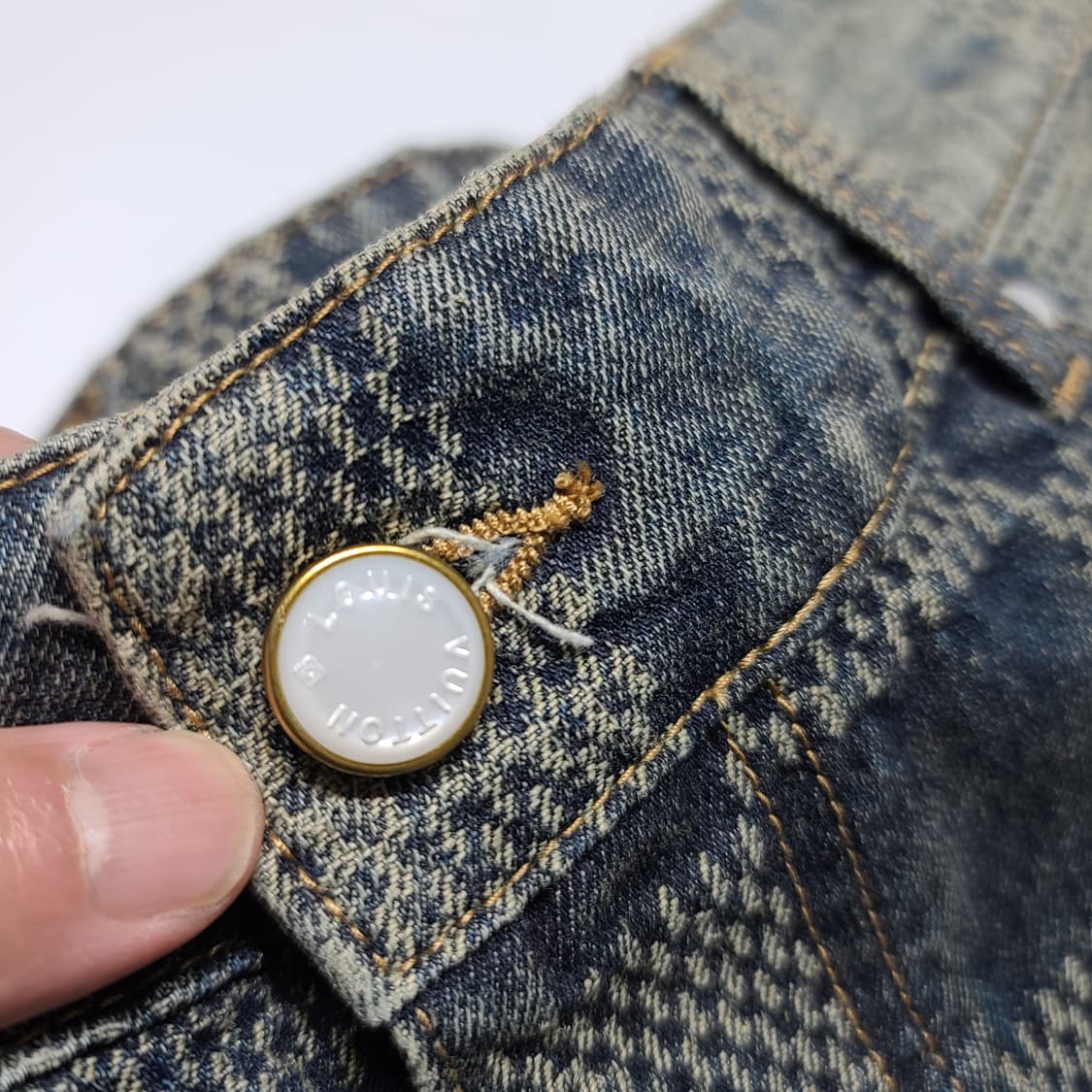 루이비통 다미에 워시드 데님 팬츠[35~36] 상품이미지4