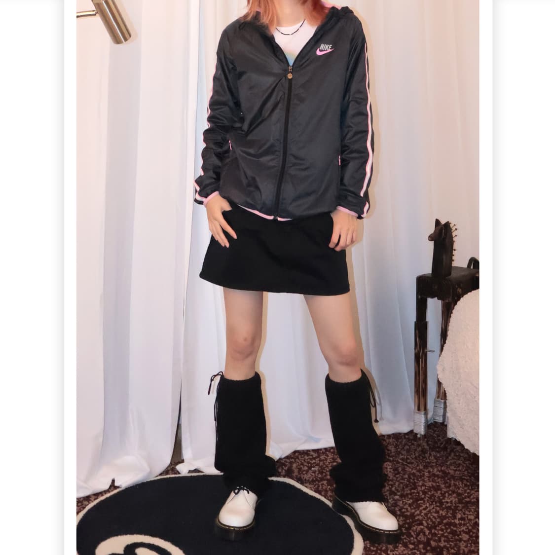 Nike Pink Color Windbreaker  상품이미지4