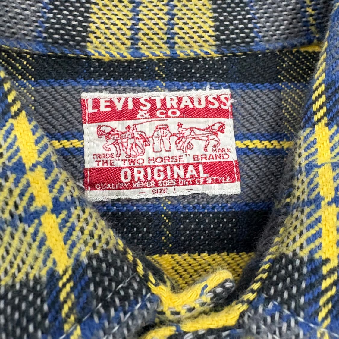 (95)리바이스플란넬체크셔츠 상품이미지4