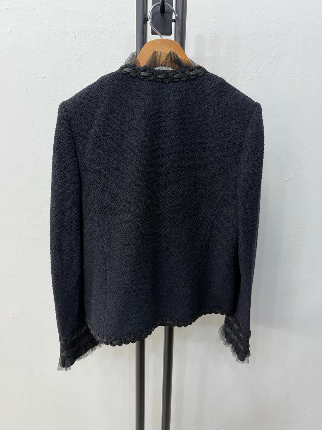 매장판정품) ST.JOHN 컬렉션 센존 블랙 트위드 자켓 6 상품이미지6