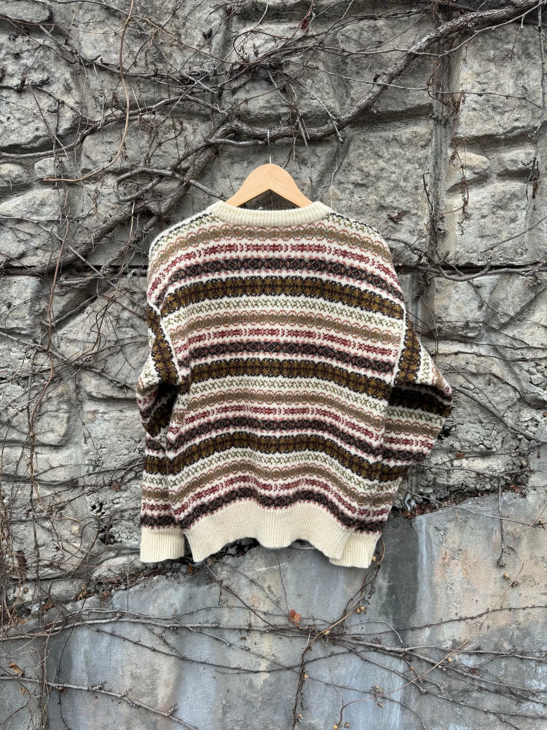 Gembony 핸드메이드 울 페어아일 니트 상품이미지2