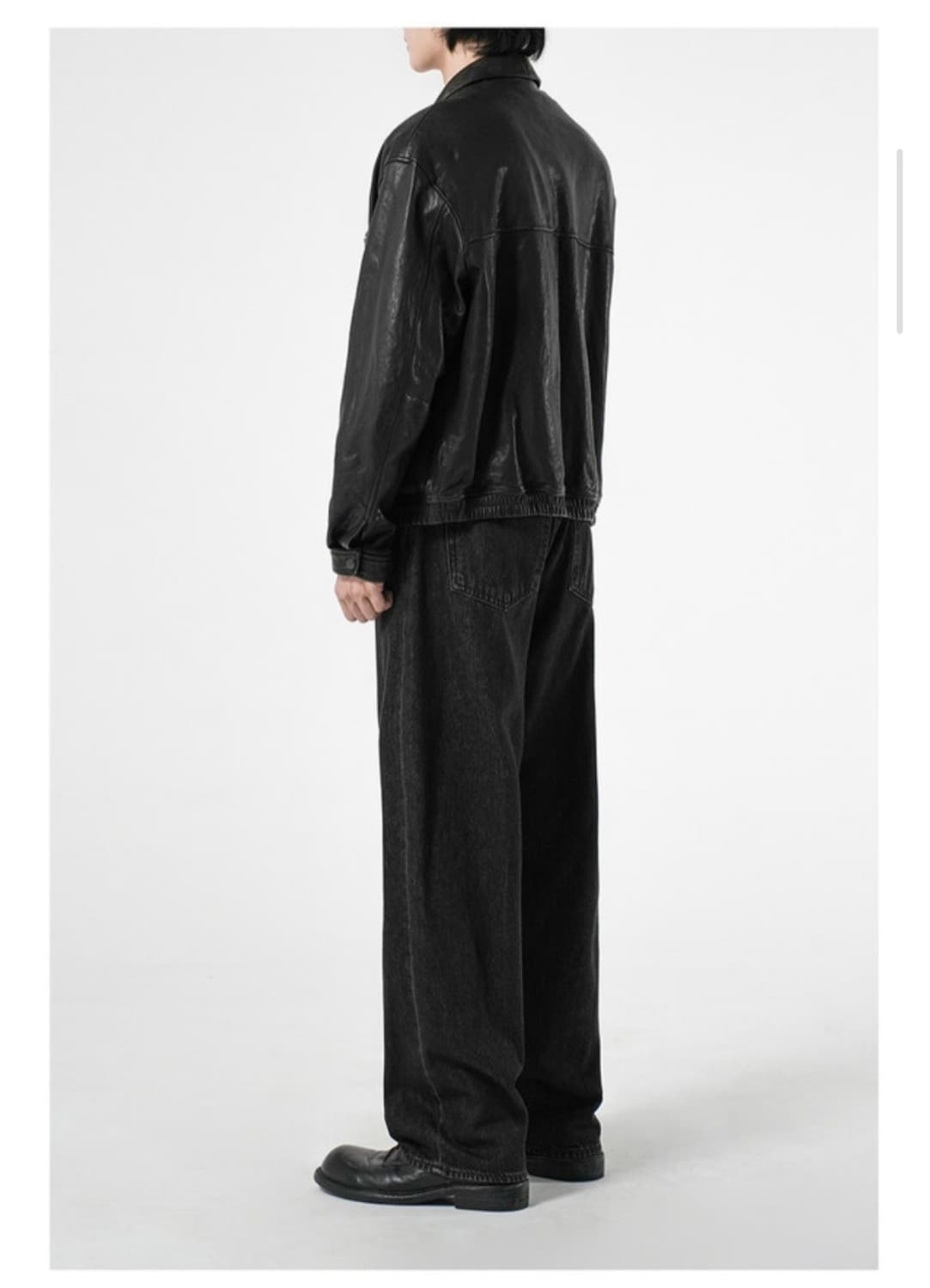 급처!! 유니온블루 블랙에디션 가죽자켓  XL 상품이미지5