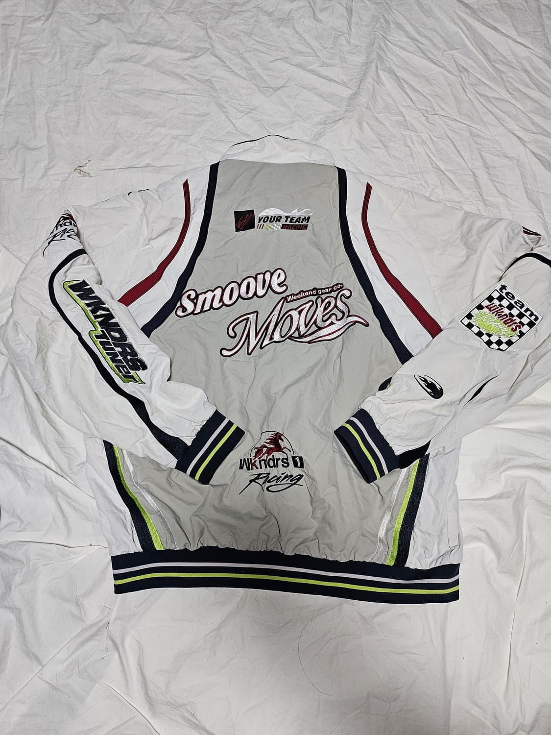 위캔더스 WKNDRS 레이싱 바시티 자켓 XL 상품이미지2