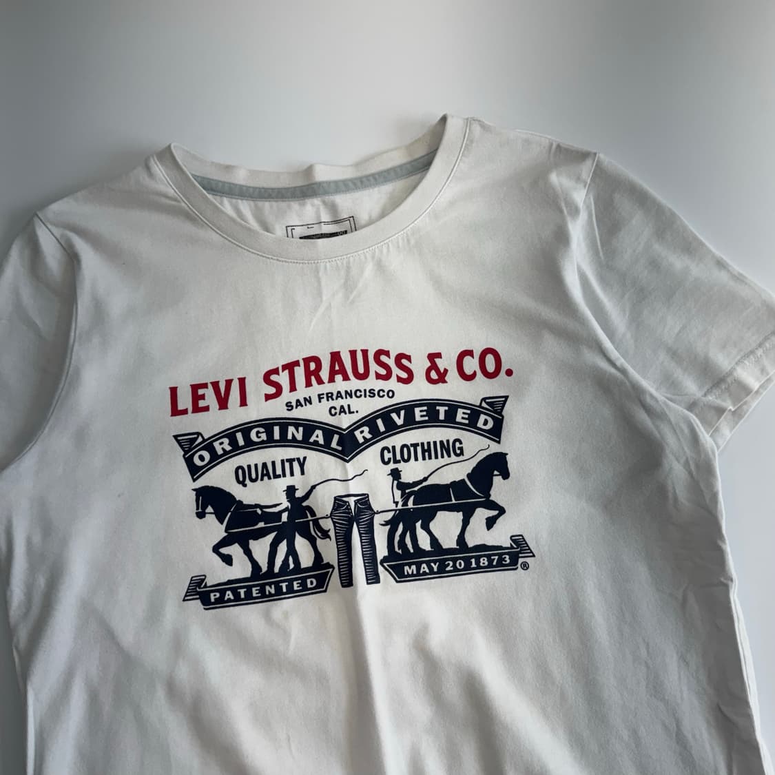 Levis 리바이스 그래픽 화이트 반팔   상품이미지4