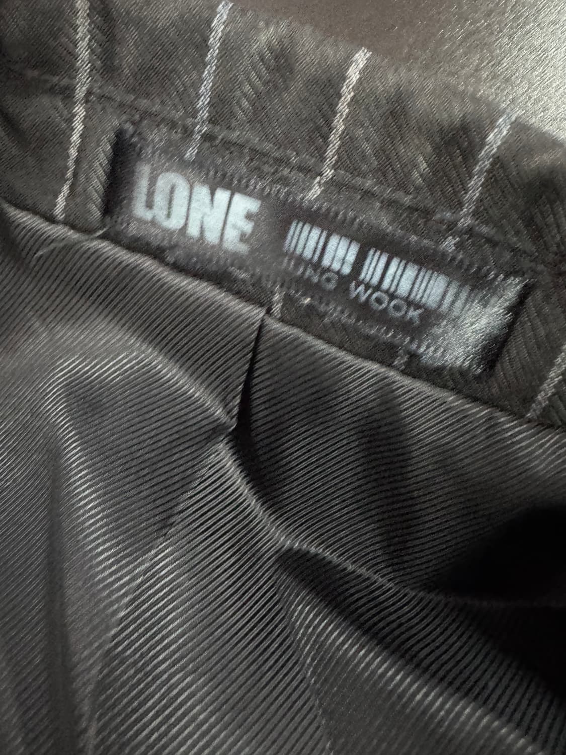 LONE 론 정욱준 빈티지 스트라이프 자켓 준지 L 상품이미지3