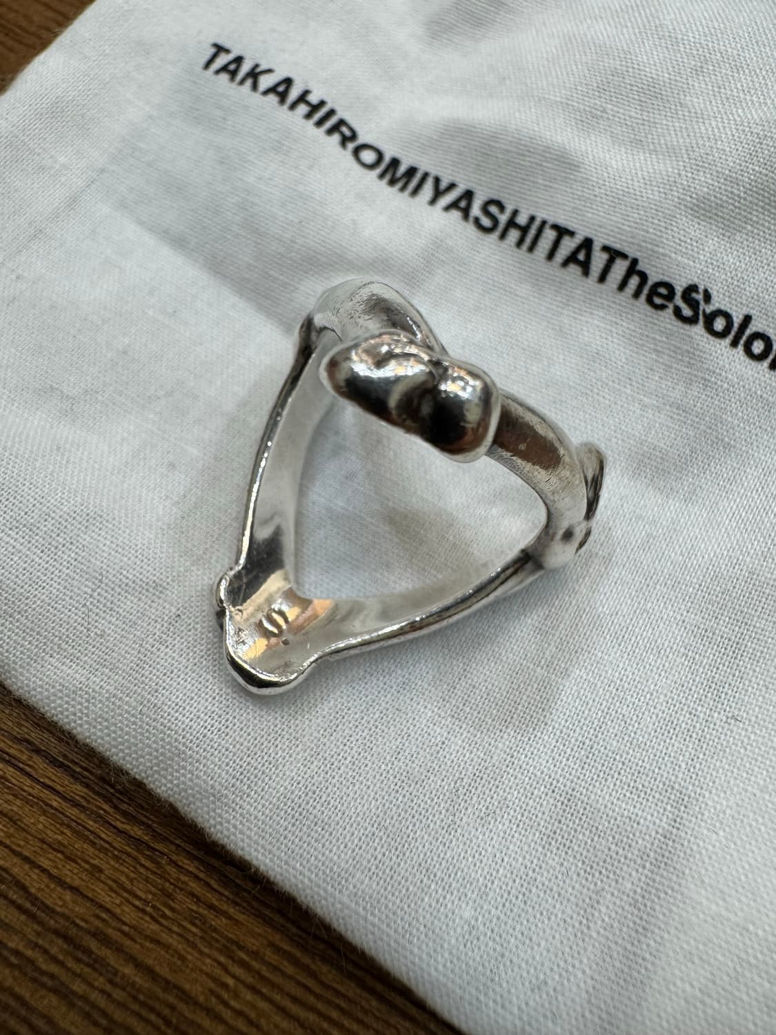 [US8.5] 타카히로미야시타 더 솔로이스트 본쉐입 빅토리 링 블랙 상품이미지8