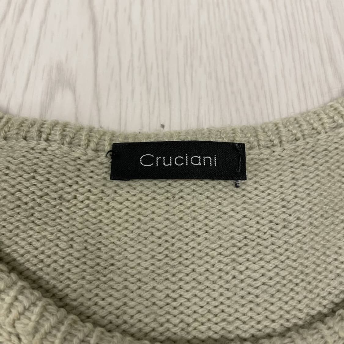 크루치아니 퍼 솔기 니트 상품이미지5