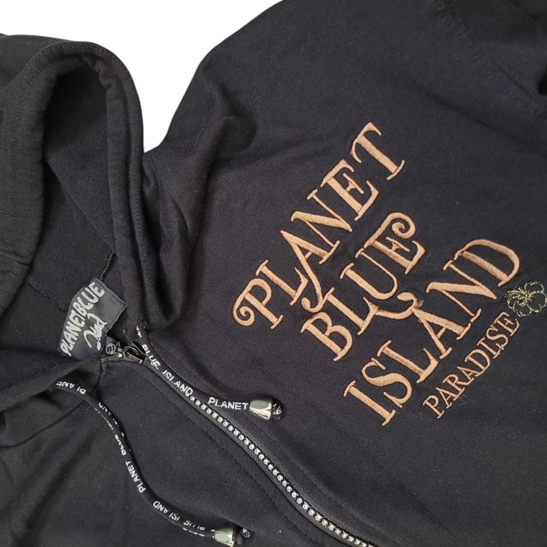 JAPAN 백 빅프린트 빈티지 후드집업 상품이미지3