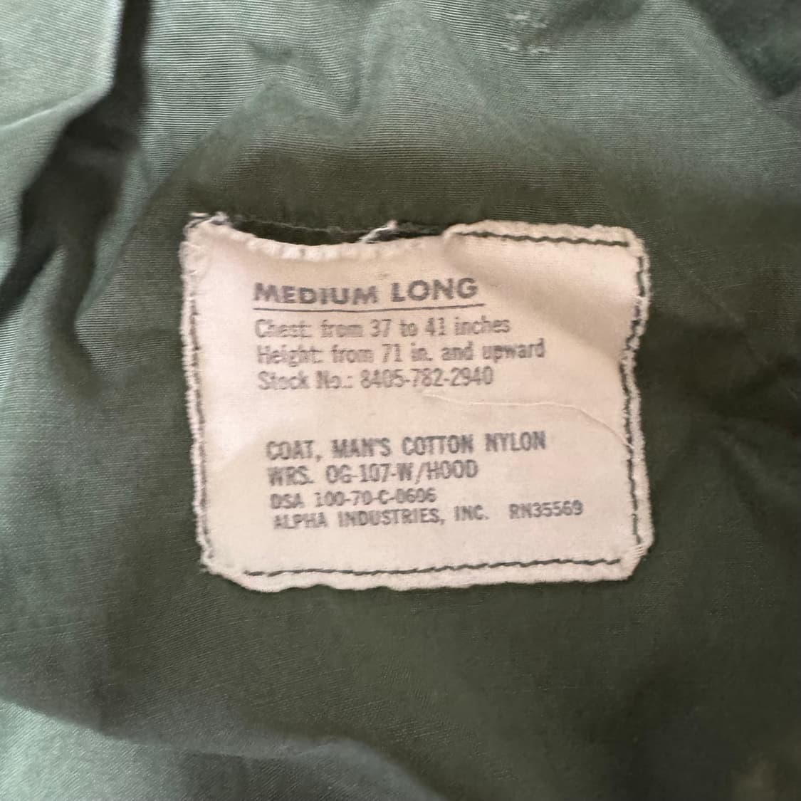 70s OG M65 필드자켓 2세대 (M/L) 상품이미지6