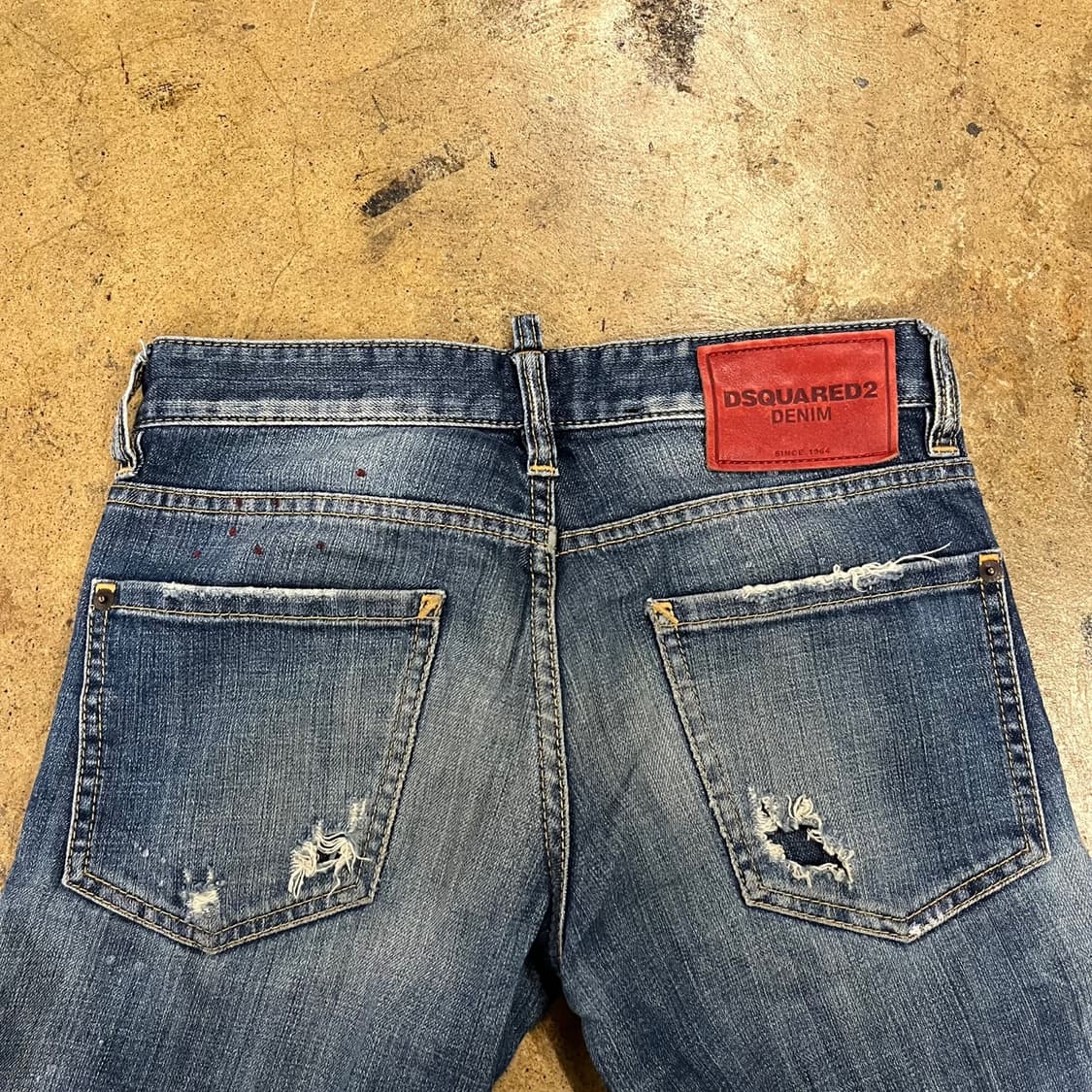 [정품/42] DSQUARED2 데님 청바지 데미지진 b12 상품이미지4