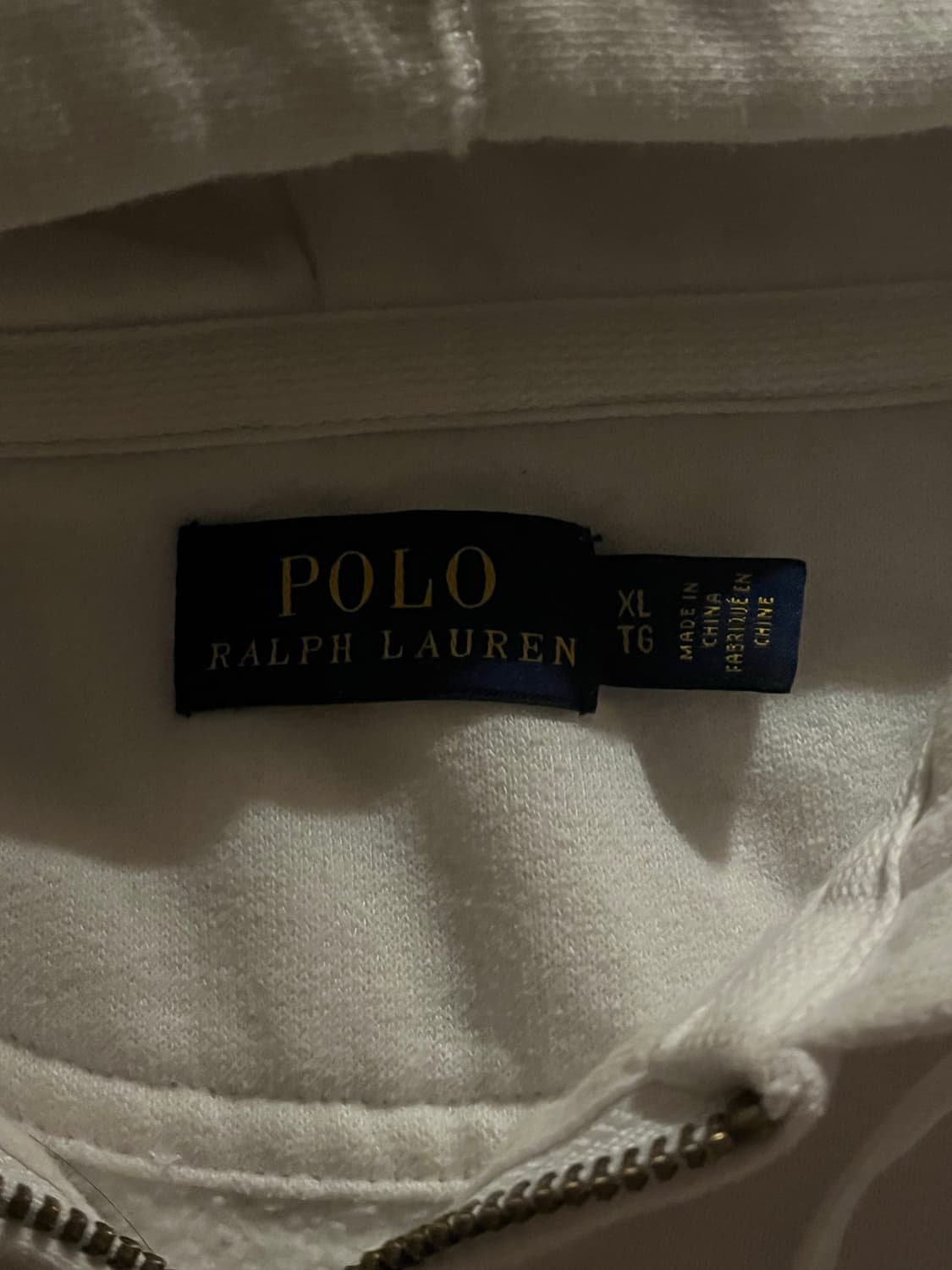 폴로 랄프로렌 빅포니 성조기 후드집업 화이트 상품이미지3