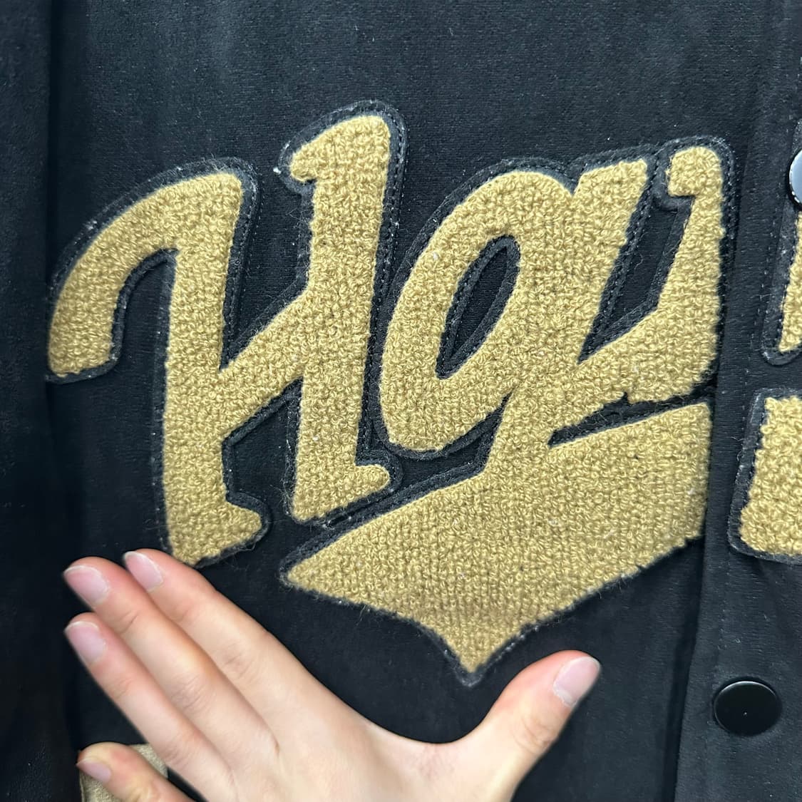 빈티지 스웨이드 바시티 자켓 상품이미지5