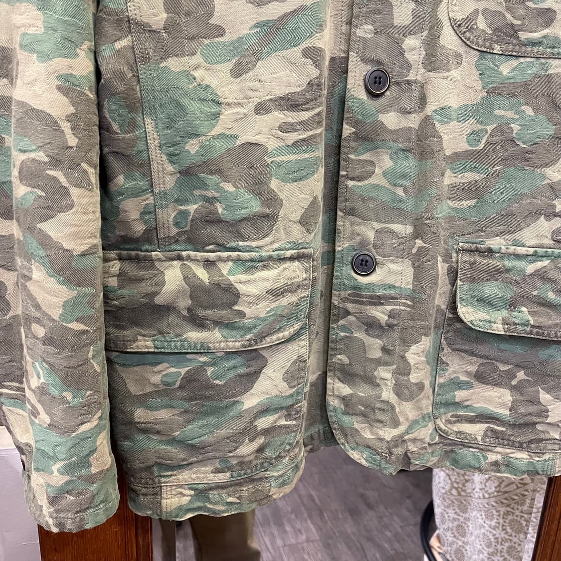 아스페시 자가드 카무플라주 워크자켓 상품이미지4