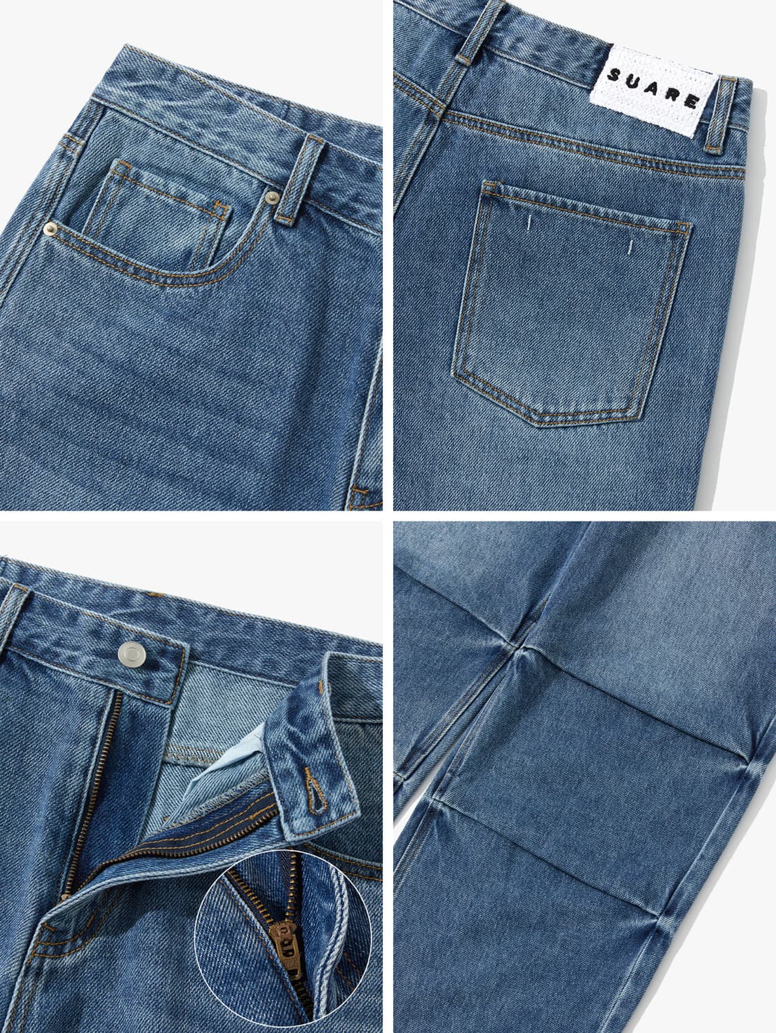 새상품(L)수아레 파라밍고 파라슈트 데님팬츠 상품이미지5