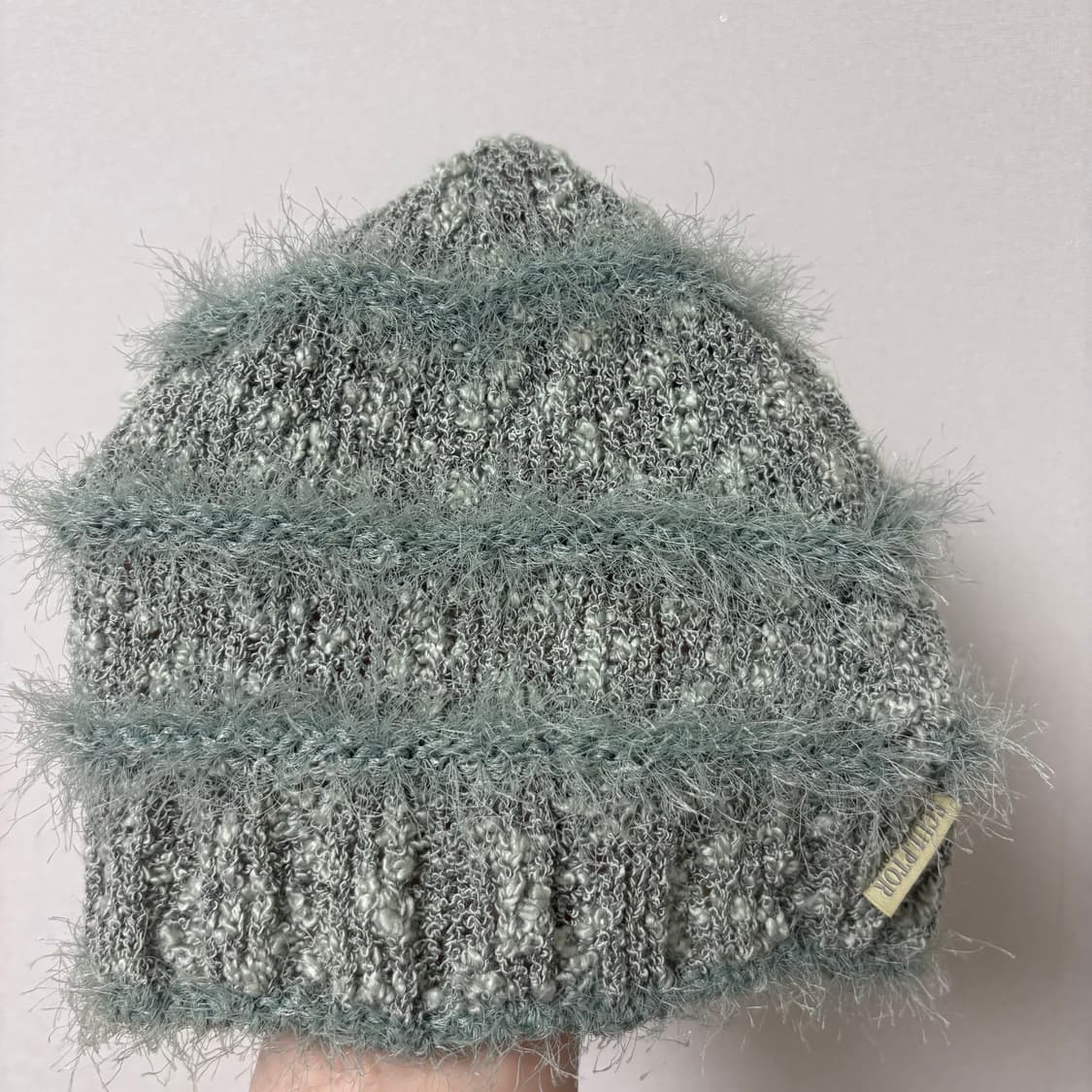 스컬프터 비니 Mixed Yarn Beanie Sage 상품이미지2