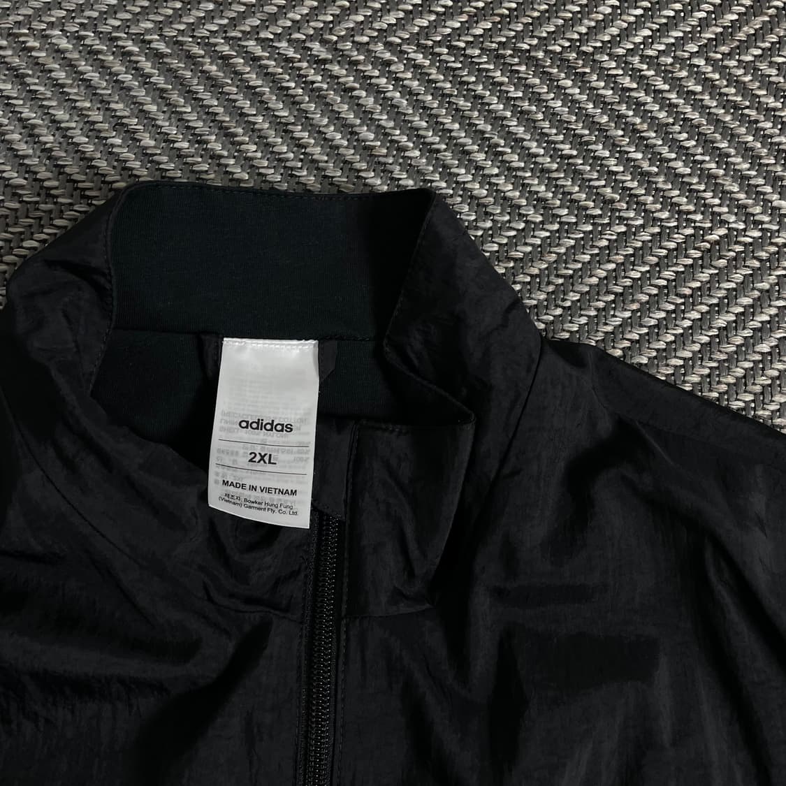 아디다스 아치로고 블랙 나일론 바람막이 자켓y 3001 상품이미지5