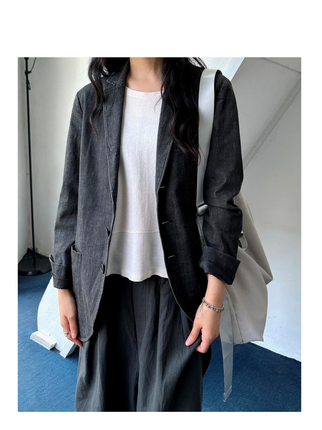 Denim 3B design tailored jacket 상품이미지1