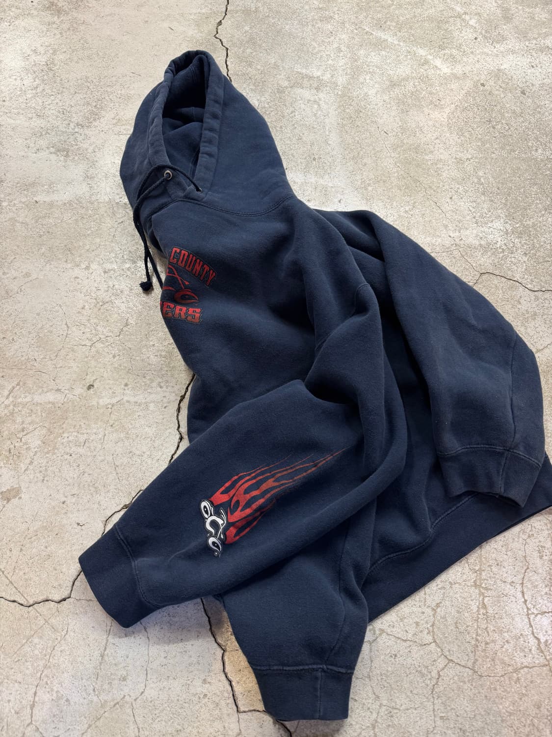 00s 오렌지 카운티 쵸퍼스 프린팅 후드티 상품이미지6