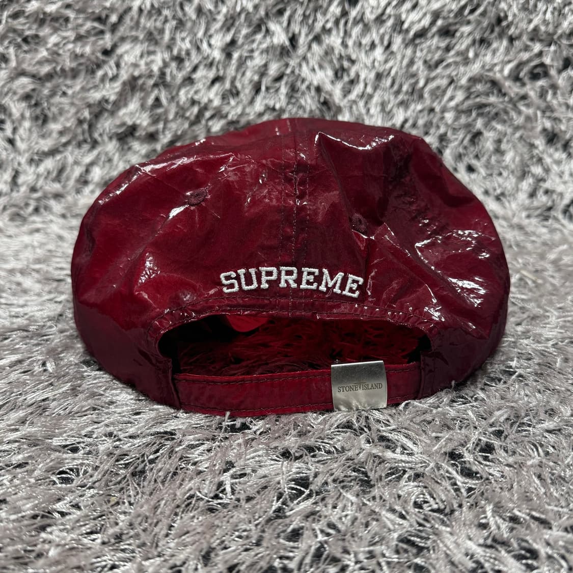 스톤아일랜드 x 슈프림 19ss 실크 6 패널 캠프 캡 상품이미지2