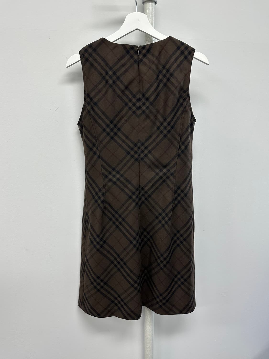 버버리 사선체크 울 원피스 상품이미지7