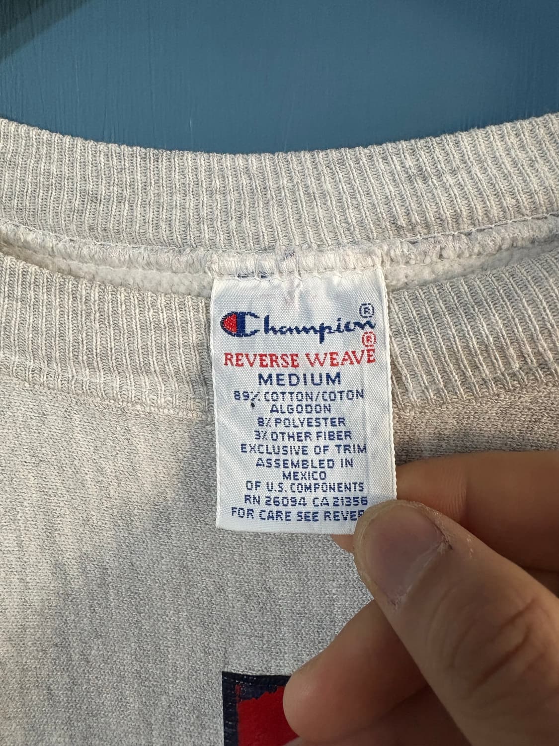 90's Champion Reverse weave Sweatshirt. 상품이미지5