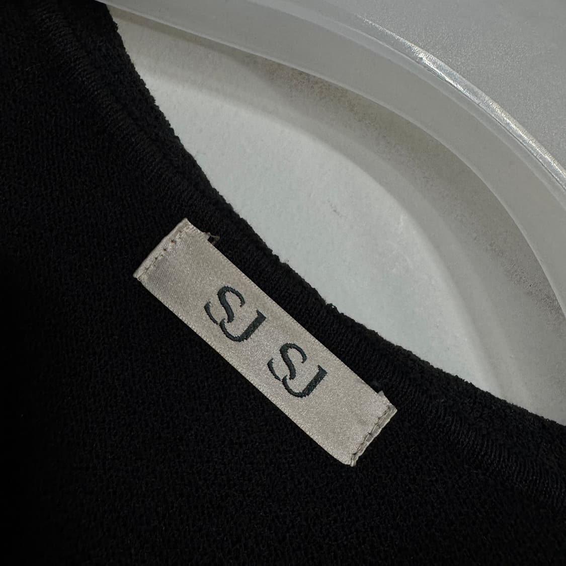 SJSJ 텍스처 블록 후드 니트 원피스 상품이미지4