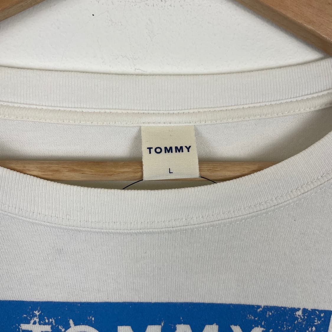 타미 힐피거 스탬프 로고 롱슬리브 티셔츠 상품이미지4