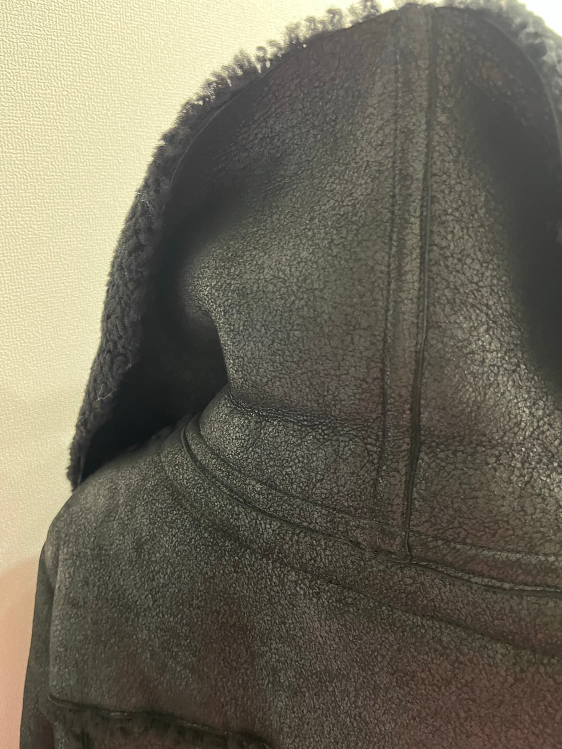 발망 Balmain 시어링 라이닝 무스탕 재킷 52 상품이미지4