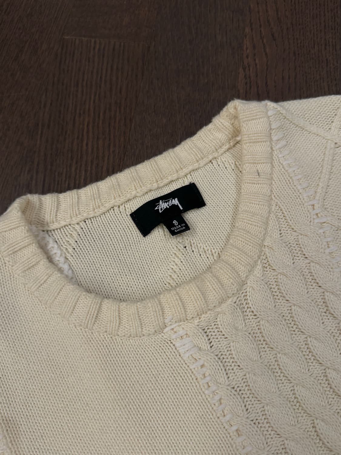 스투시 케이블 니트 상품이미지3