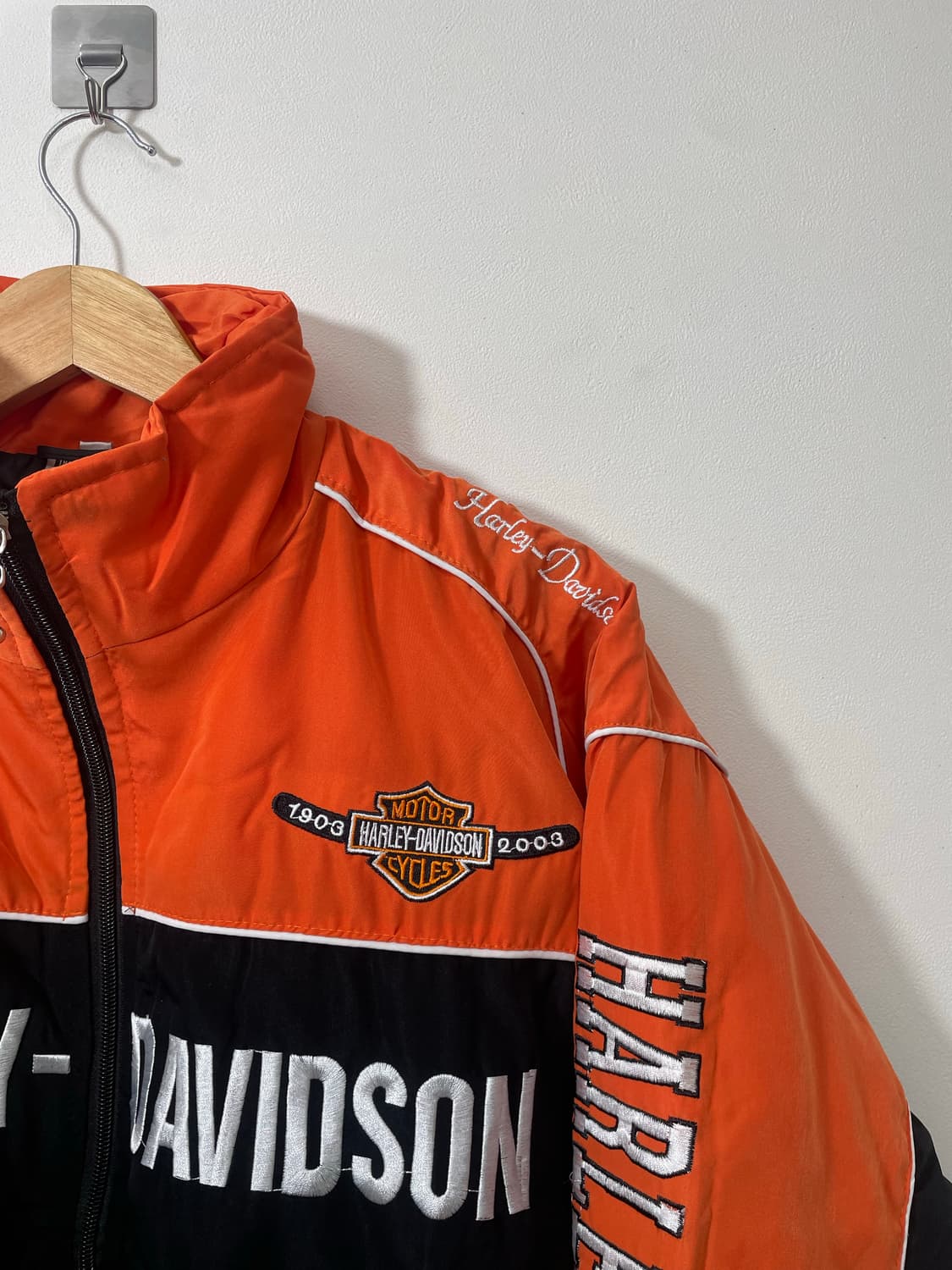 할리데이비슨 자수 레이싱 자켓 XL - J9  상품이미지3