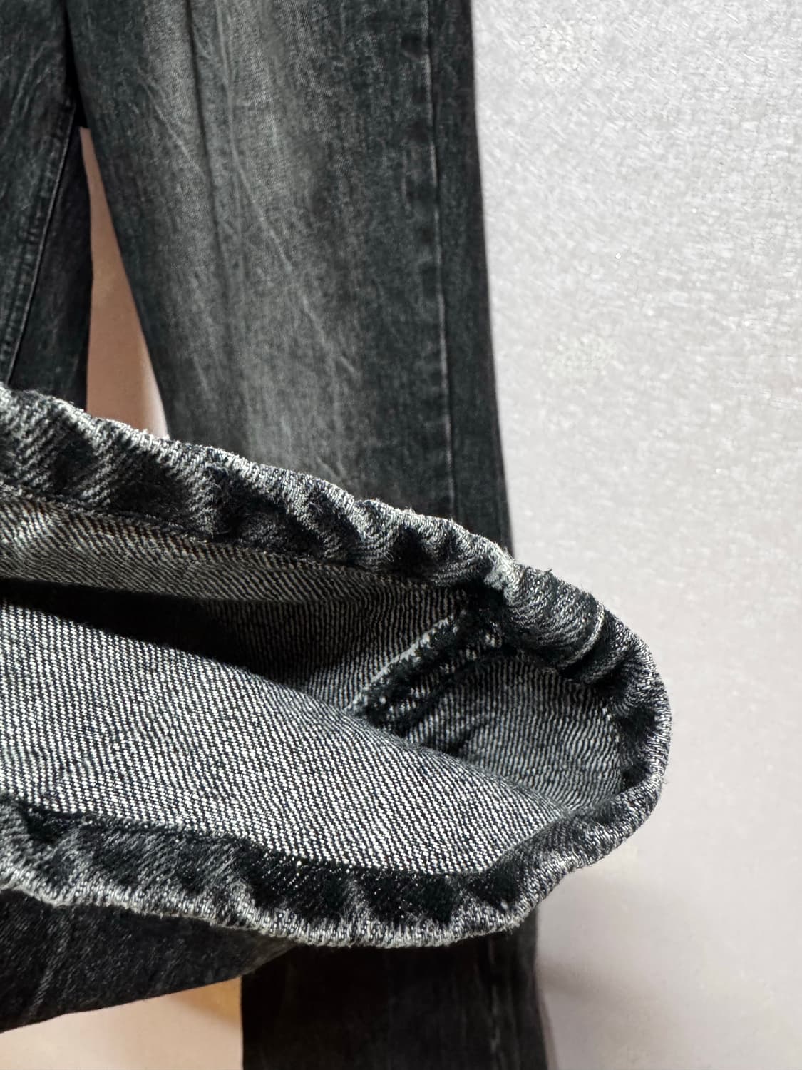 오도어 나스 데님 블랙 1사이즈 판매 상품이미지4