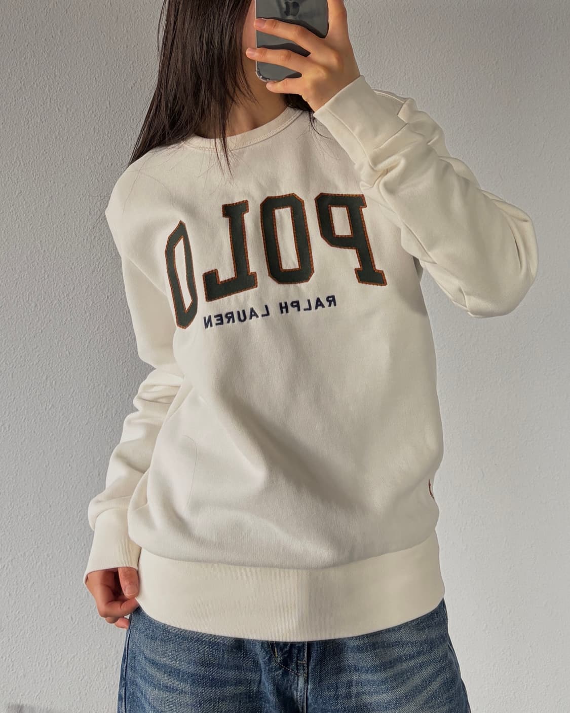 [XS]폴로 랄프로렌 플리스 로고 스웻셔츠 상품이미지1