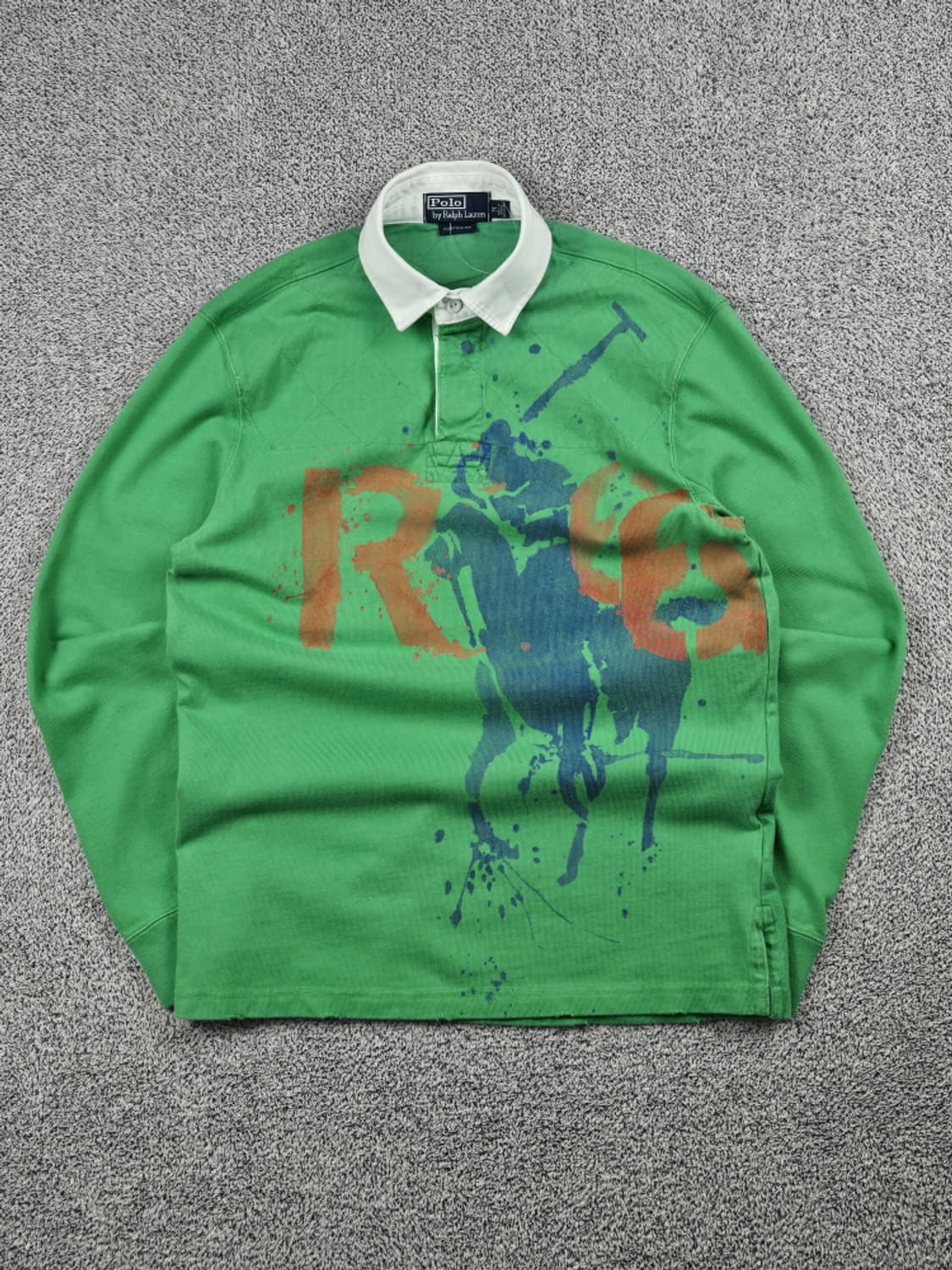 폴로랄프로렌 페인팅 럭비 티셔츠 ( M ) / 9957 상품이미지1