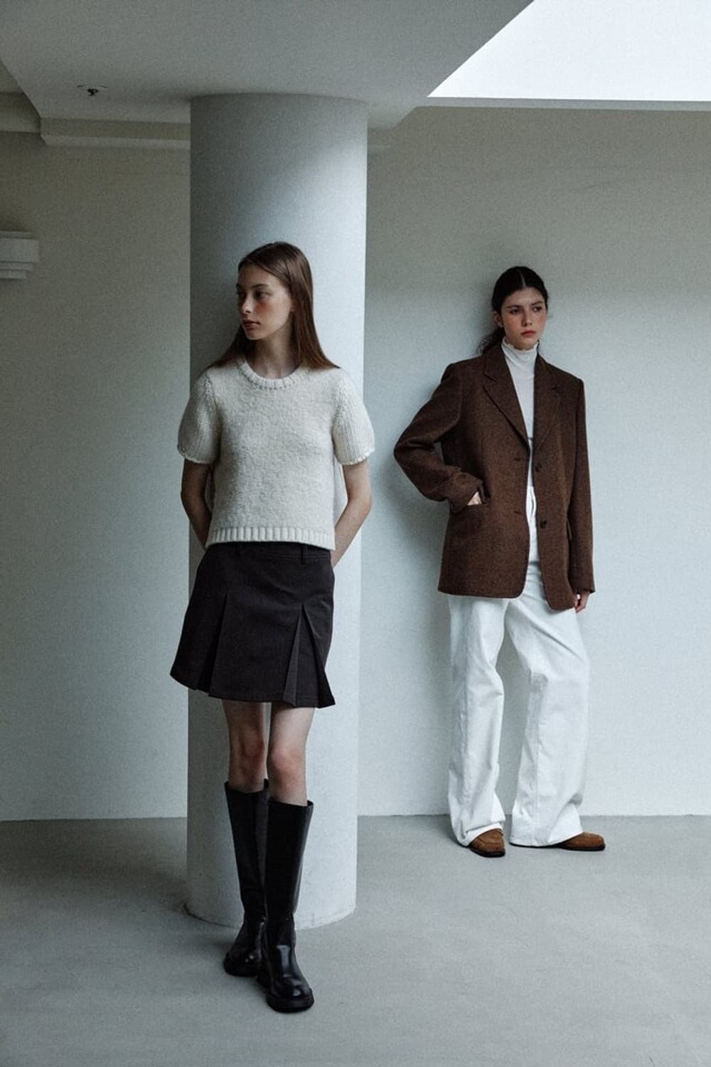 Le knit 니트 반팔 상품이미지3