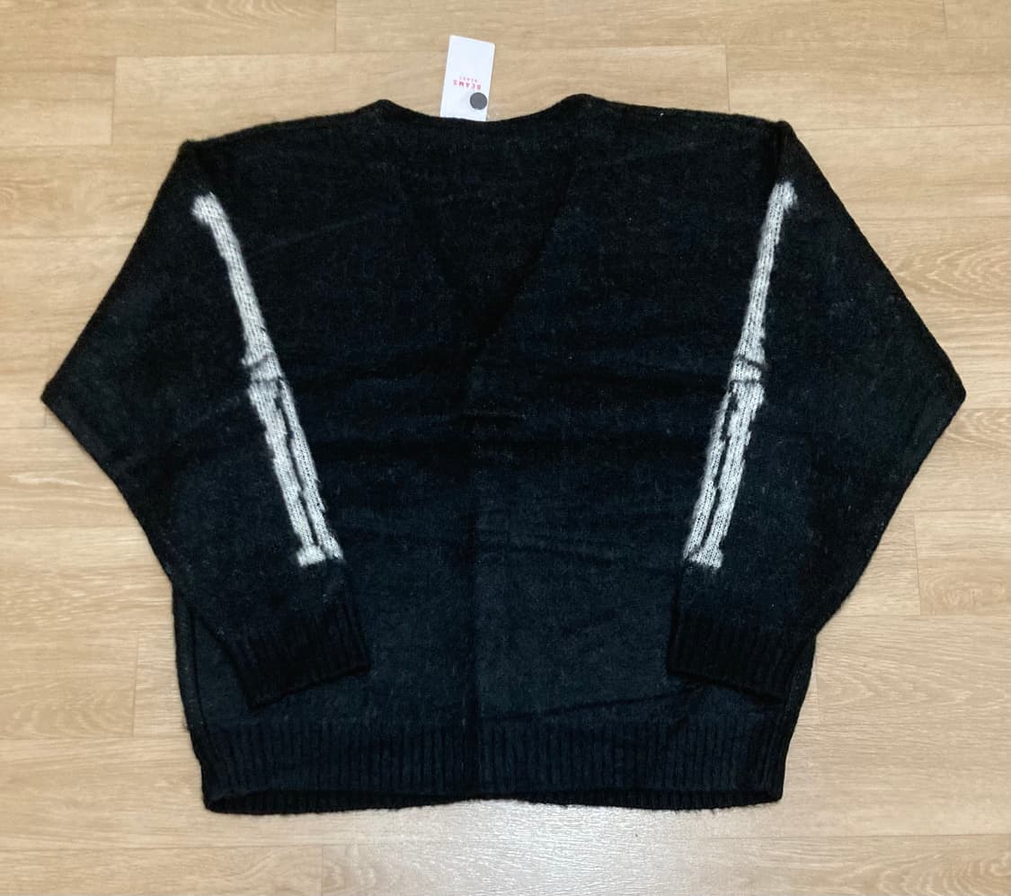 빔즈 해골 문양 샤기 가디건 M 상품이미지8