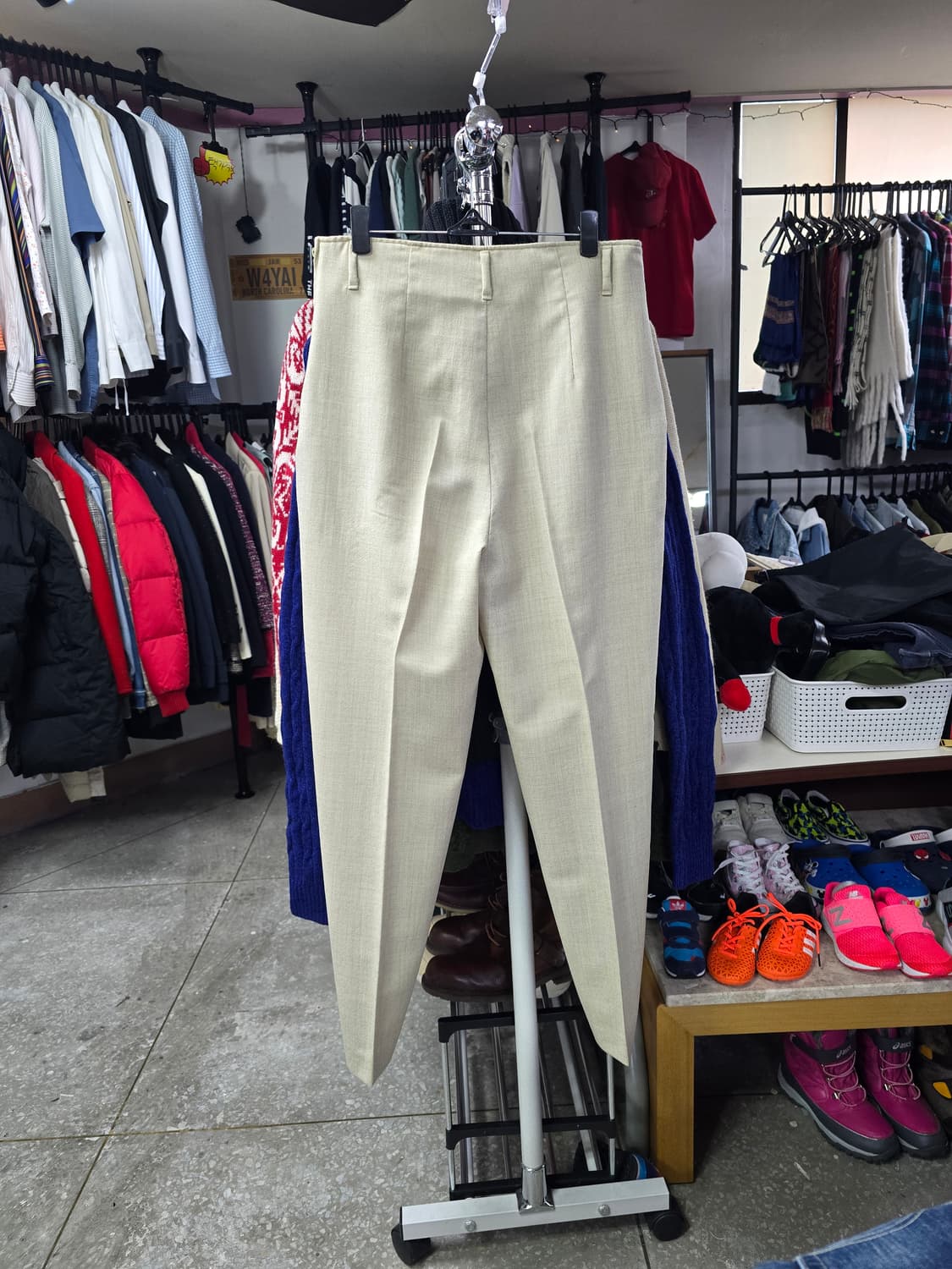 베네통 베이지색 핀턱 와이드 슬랙스 '93 (1358) 상품이미지2