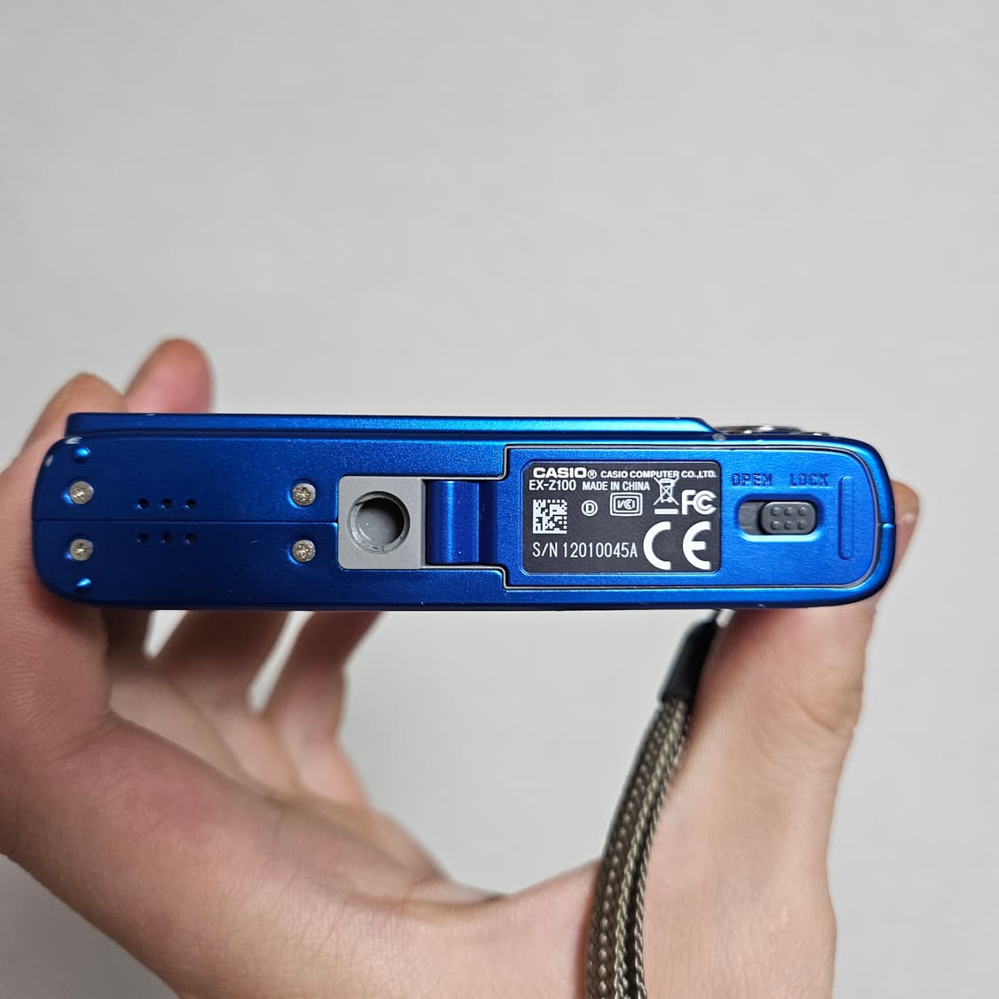 카시오 엑슬림 EX-Z100 블루 빈티지 디카 디지털카메라 상품이미지5